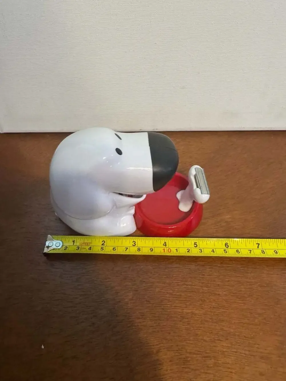 Scotch Magic Tape Dispenser Dog with Red Bowl